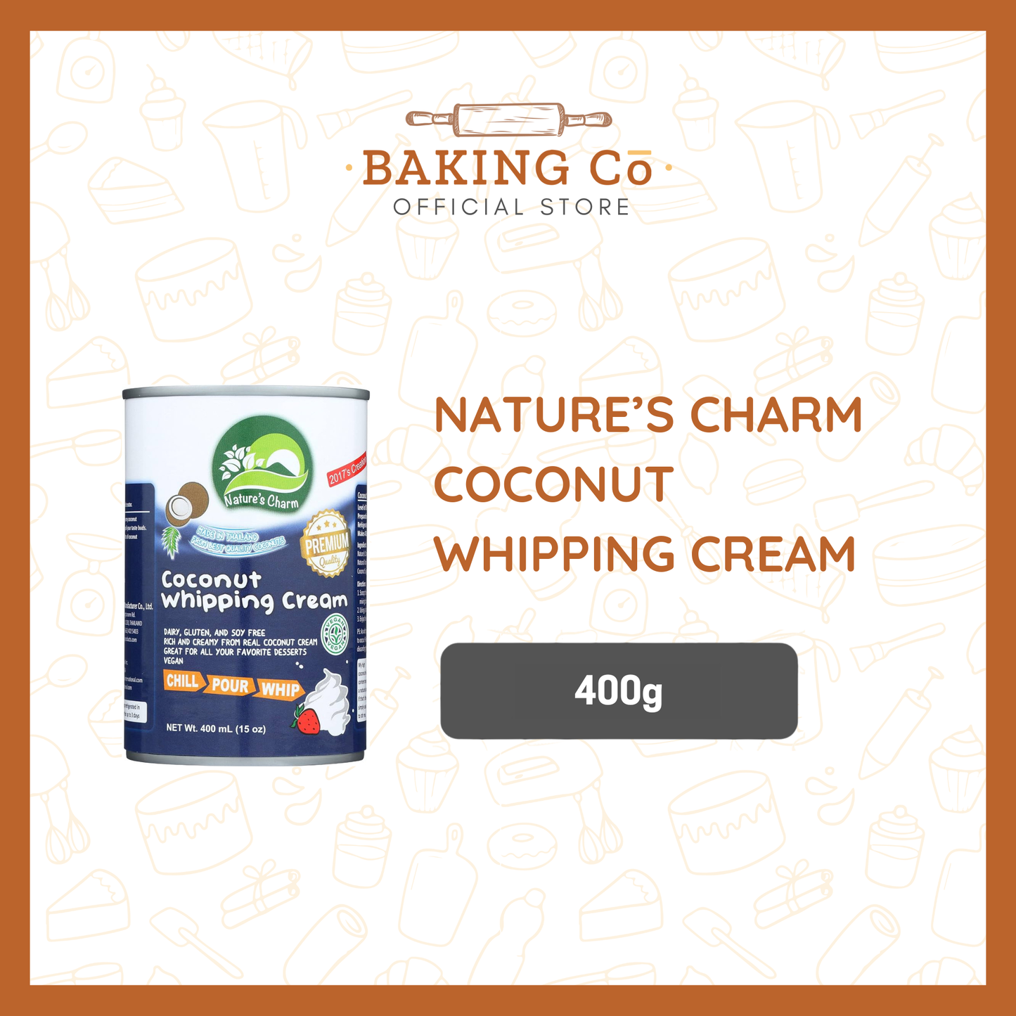 Nature's Charm Coconut Whipping Cream