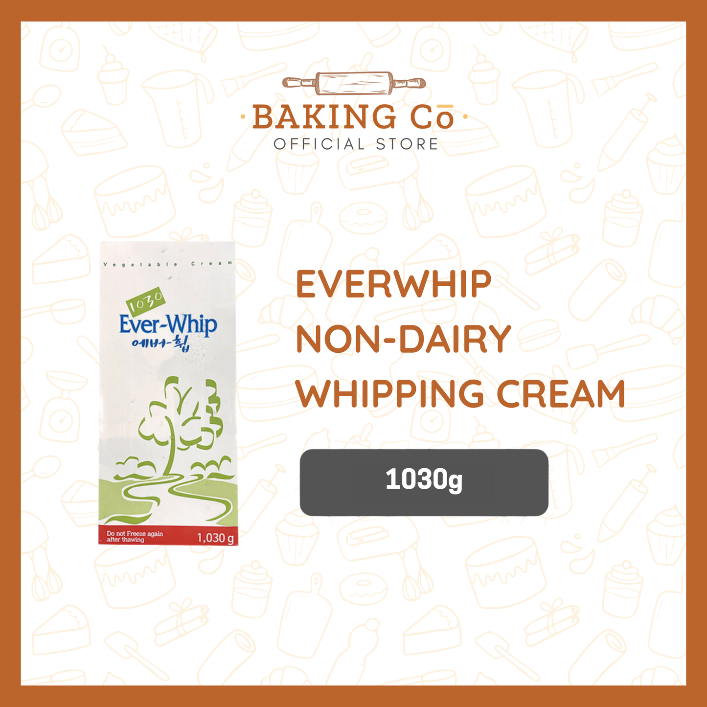 Everwhip Non-Dairy Whipping Cream