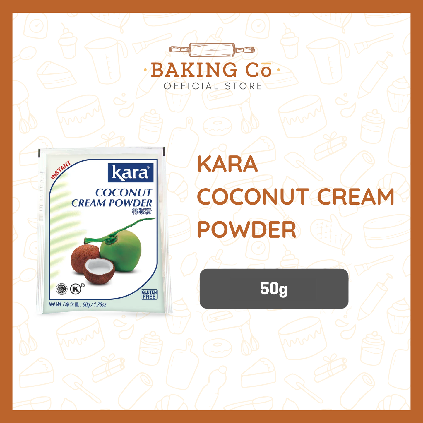 Kara Coconut Cream Powder