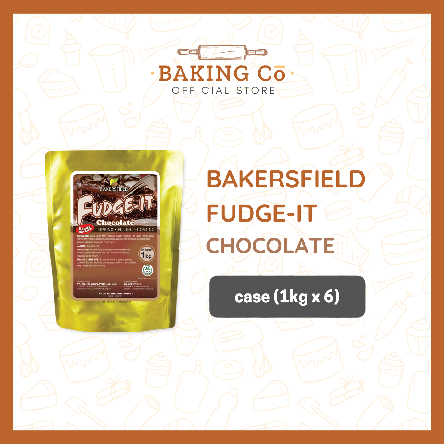 Bakersfield Fudge-It Chocolate