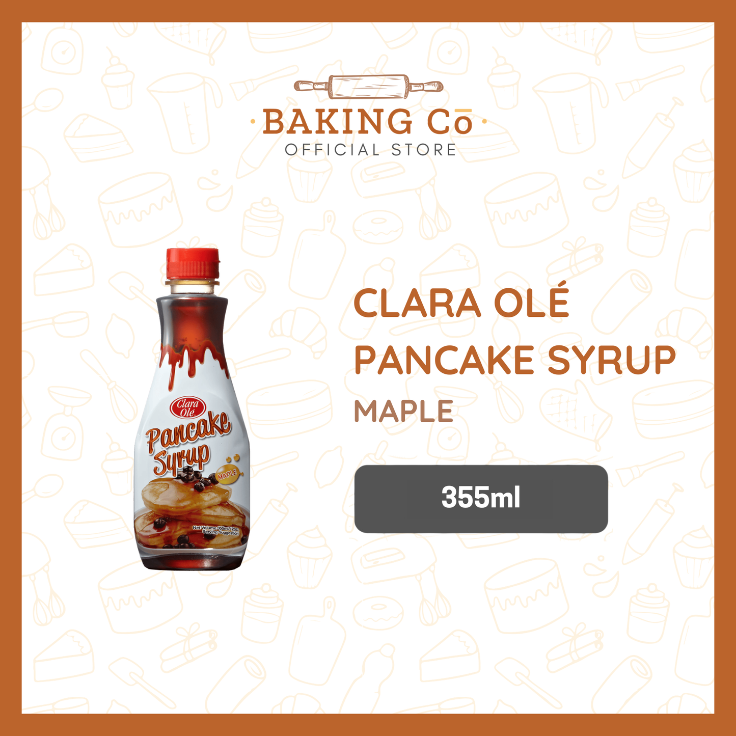 Clara Olé Pancake Maple Syrup