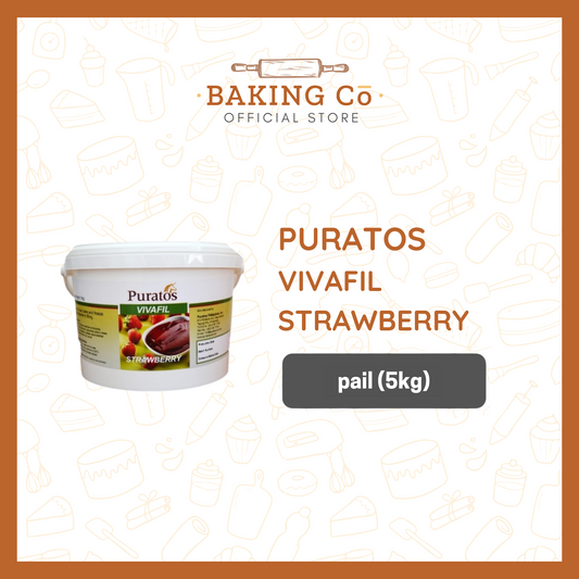 Puratos Vivafil Strawberry pail (5kg