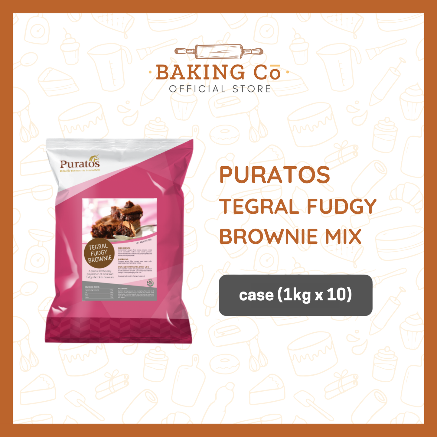 Puratos Tegral Fudgy Brownie Mix