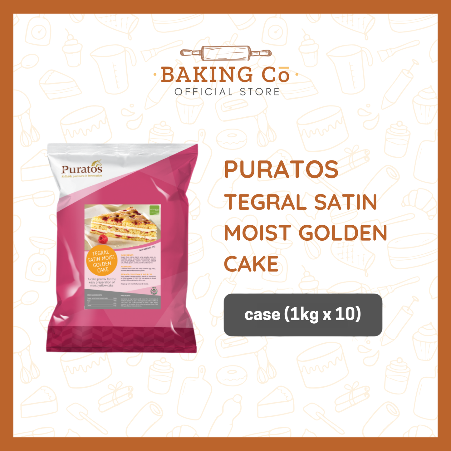 Puratos Tegral Satin Moist Golden Cake