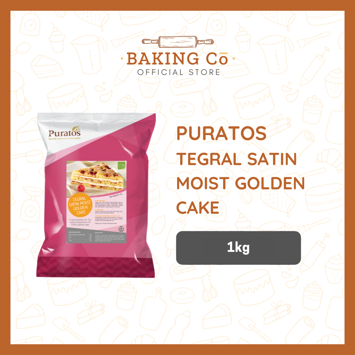 Puratos Tegral Satin Moist Golden Cake