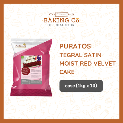 Puratos Tegral Satin Moist Red Velvet Cake