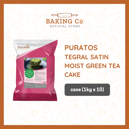 Puratos Tegral Satin Moist Green Tea Cake