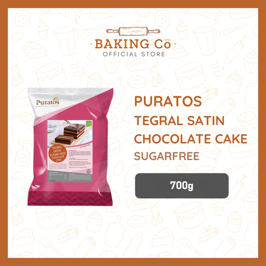 Puratos Tegral Satin Sugar Free Chocolate Cake