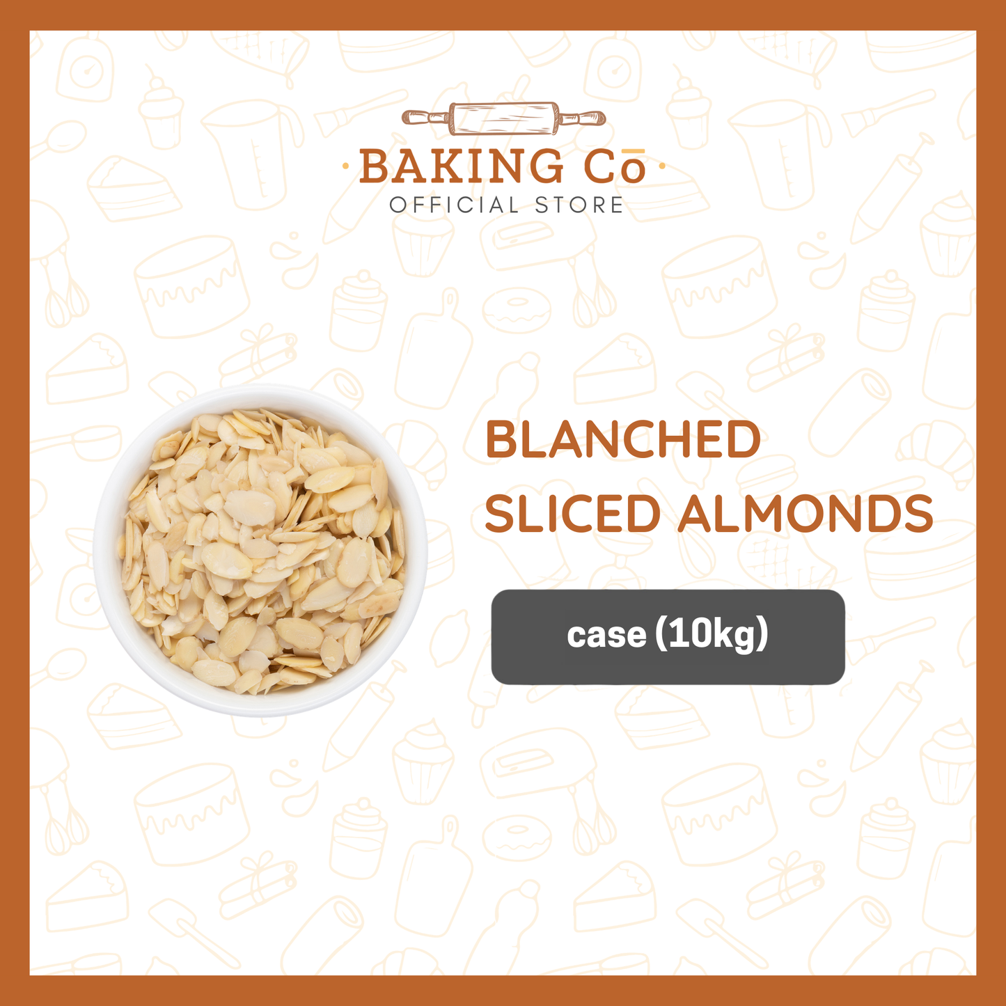 Baking Cō Blanched Sliced Almonds