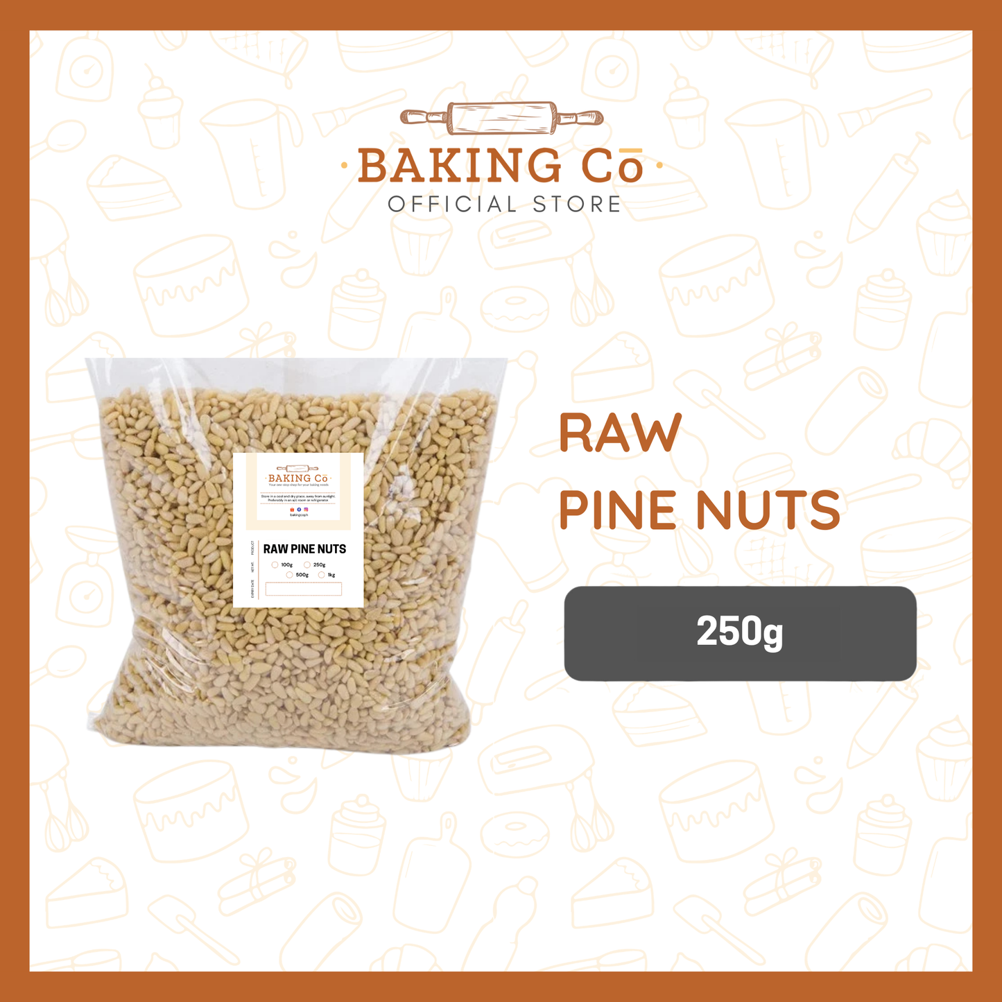 Baking Cō Raw Pine Nuts