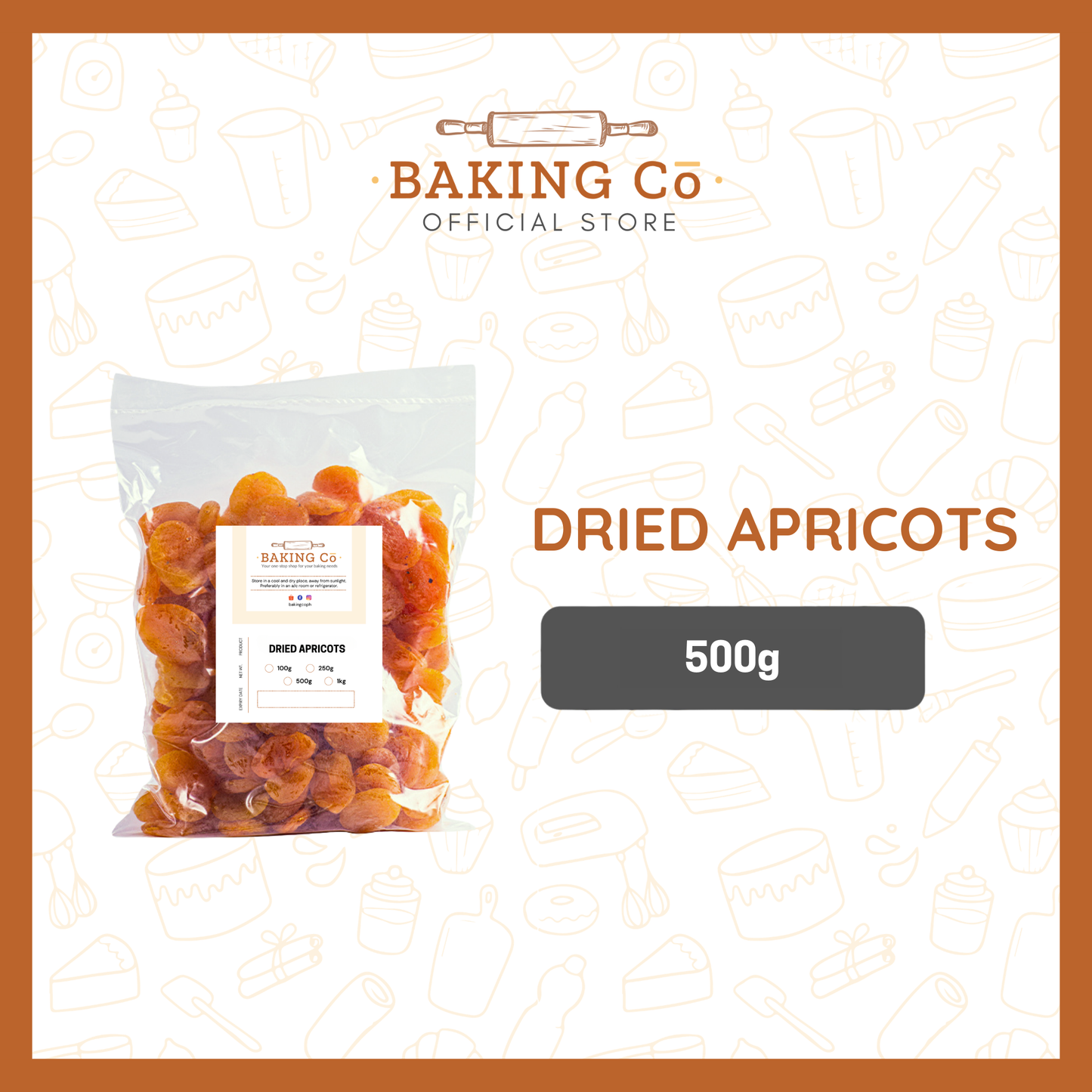 Baking Cō Dried Apricots