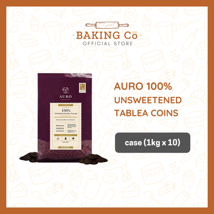 Auro Chocolate 100% Unsweetened Tablea Coins
