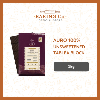 Auro Chocolate 100% Unsweetened Tablea Block