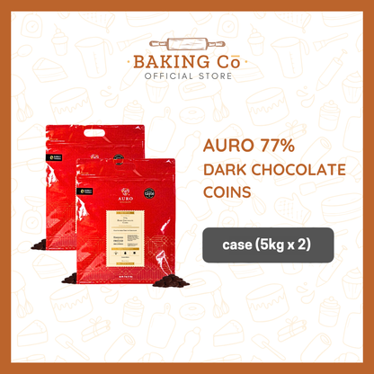 Auro Chocolate 77% Dark Chocolate Coins