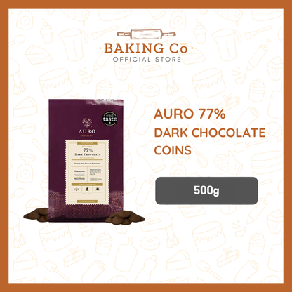 Auro Chocolate 77% Dark Chocolate Coins