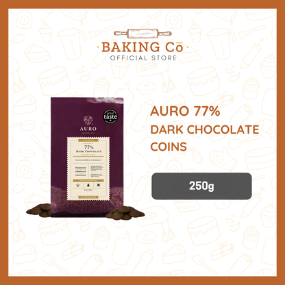 Auro Chocolate 77% Dark Chocolate Coins
