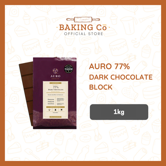 Auro Chocolate 77% Dark Chocolate Block