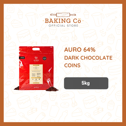 Auro Chocolate 64% Dark Chocolate Coins
