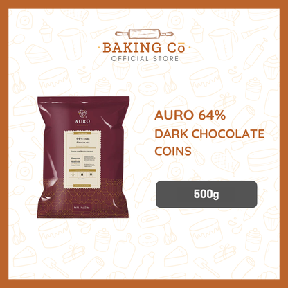 Auro Chocolate 64% Dark Chocolate Coins