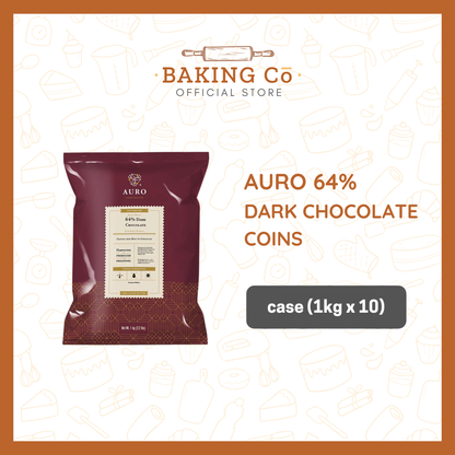 Auro Chocolate 64% Dark Chocolate Coins