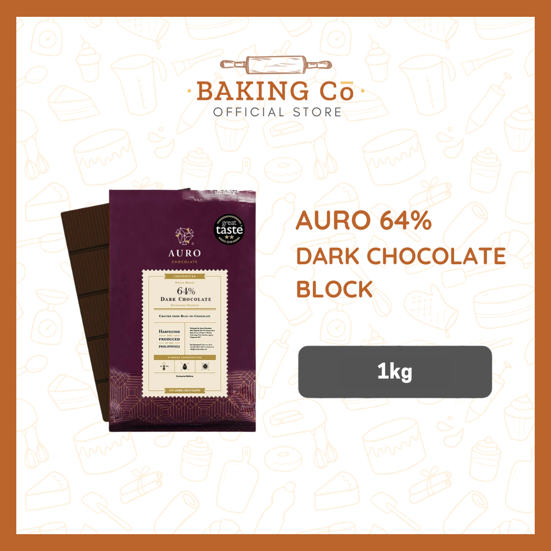 Auro Chocolate 64% Dark Chocolate Block