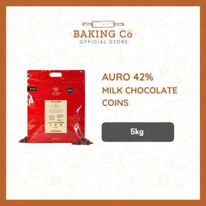 Auro Chocolate 42% Milk Chocolate Coins