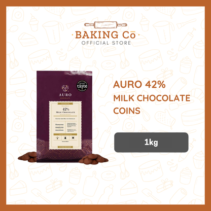 Auro Chocolate 42% Milk Chocolate Coins