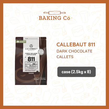 Callebaut 811 Dark Chocolate Callets