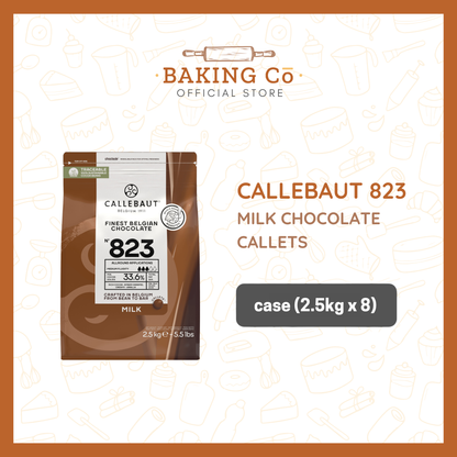Callebaut 823 Milk Chocolate Callets