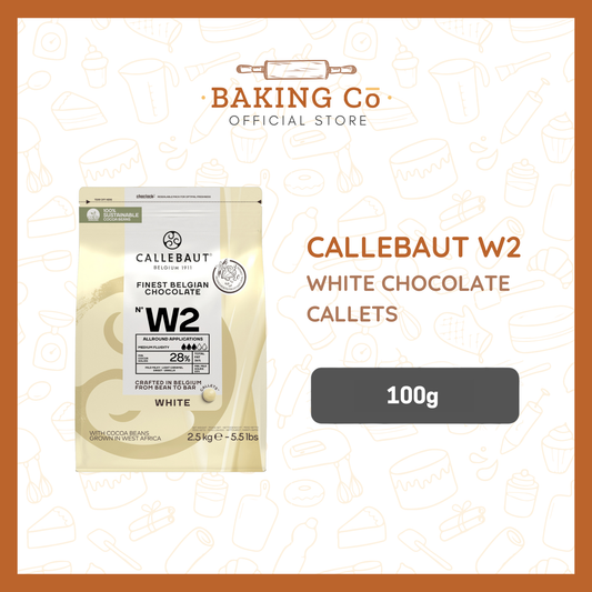 Callebaut W2 White Chocolate Callets