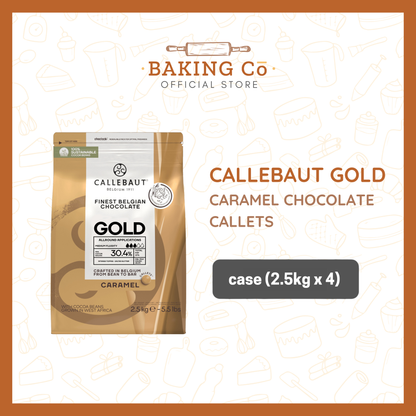 Callebaut Gold Caramel Chocolate Callets
