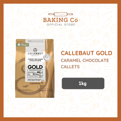 Callebaut Gold Caramel Chocolate Callets