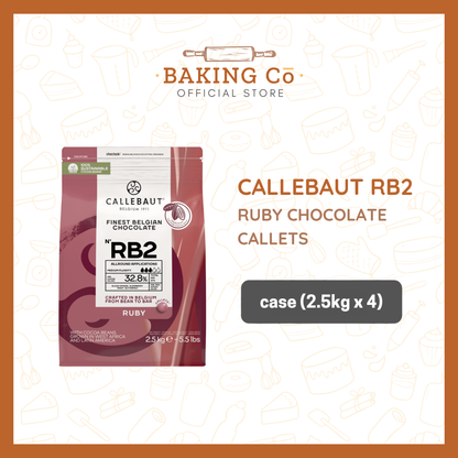 Callebaut RB2 Ruby Chocolate Callets