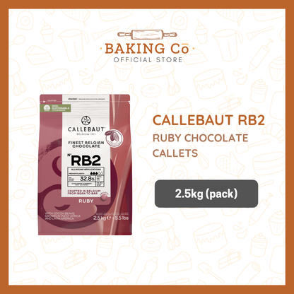 Callebaut RB2 Ruby Chocolate Callets