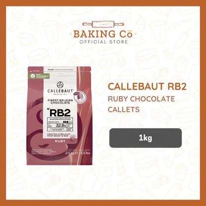 Callebaut RB2 Ruby Chocolate Callets