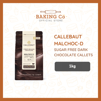 Callebaut Malchoc-D Sugar Free Dark Chocolate Callets