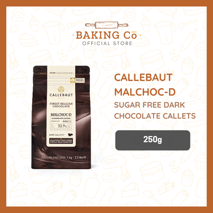 Callebaut Malchoc-D Sugar Free Dark Chocolate Callets