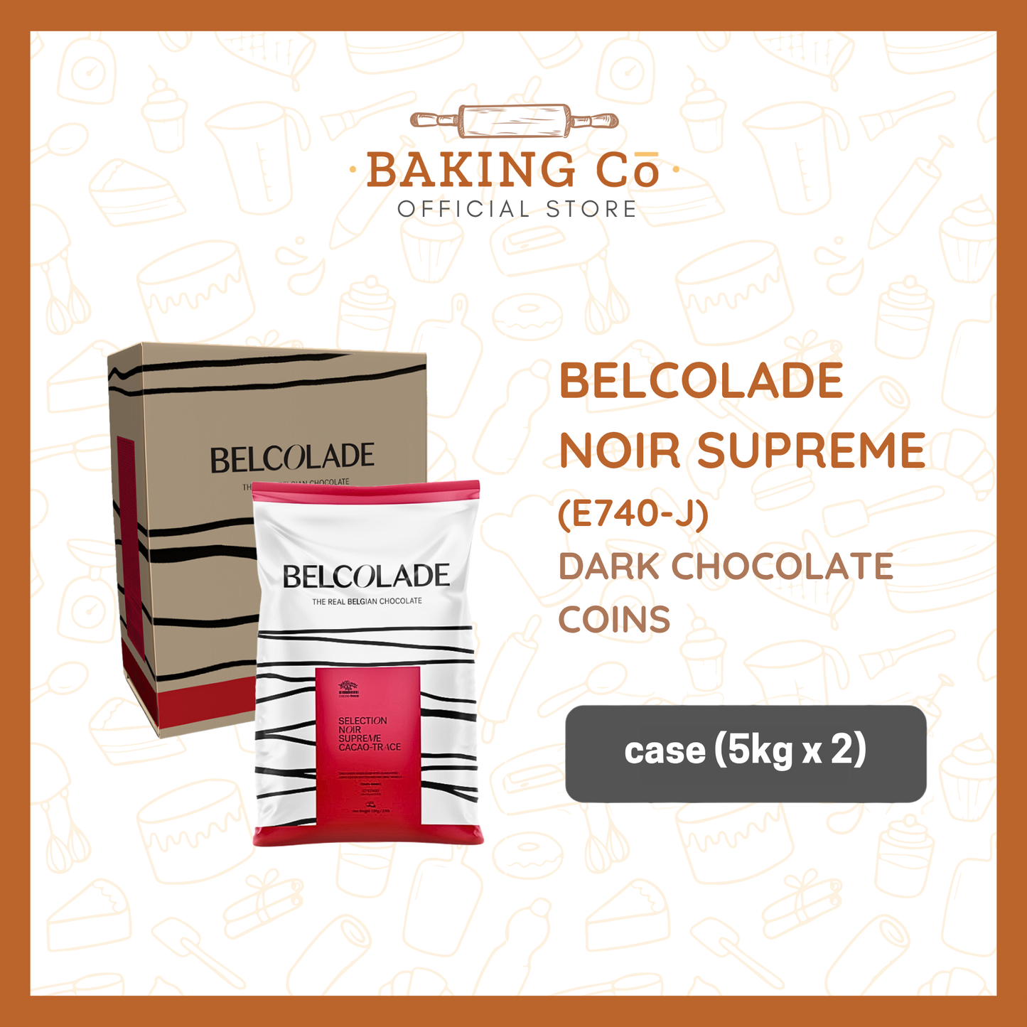 Belcolade 70% Dark Chocolate Coins