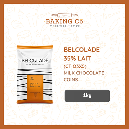 Belcolade 35% Milk Chocolate Coins