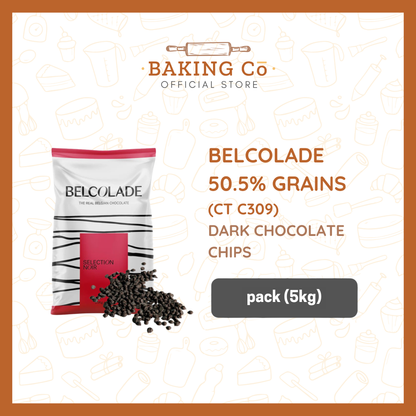 Belcolade 50.5% Dark Chocolate Grains