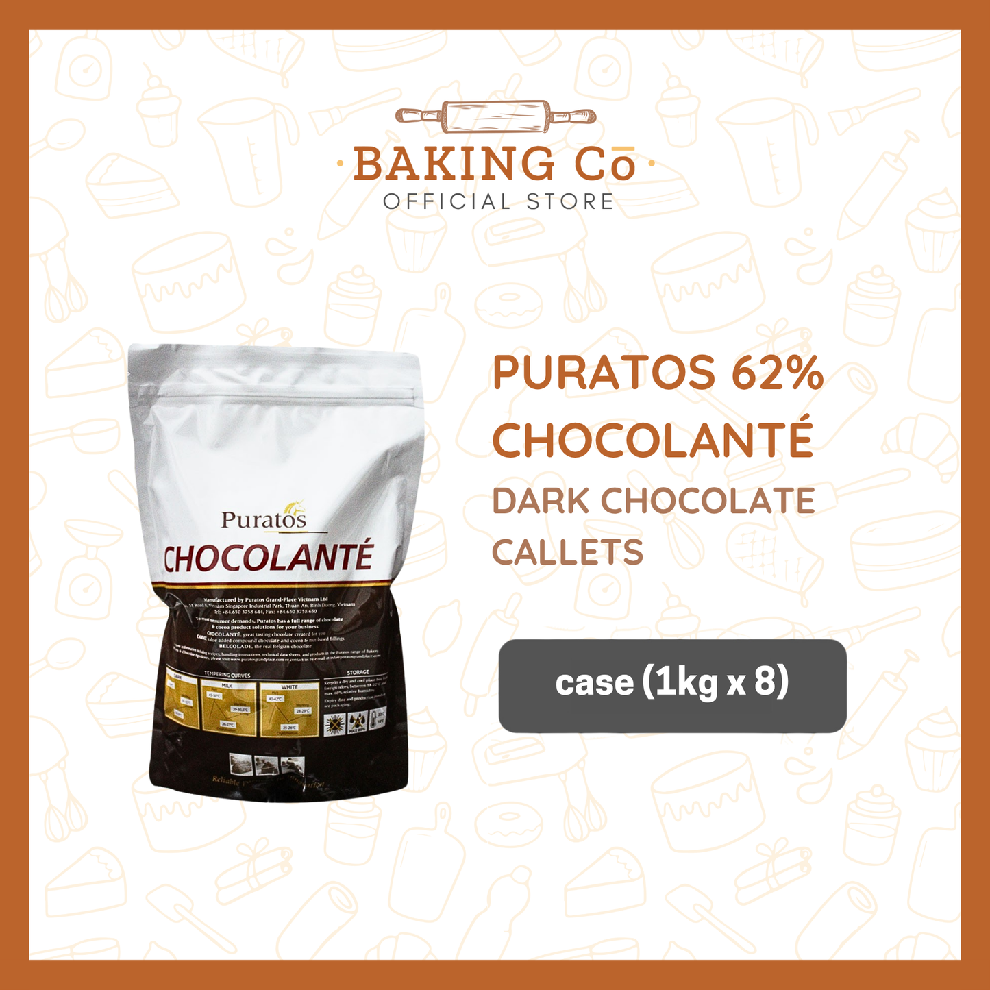 Puratos 62% Dark Chocolanté