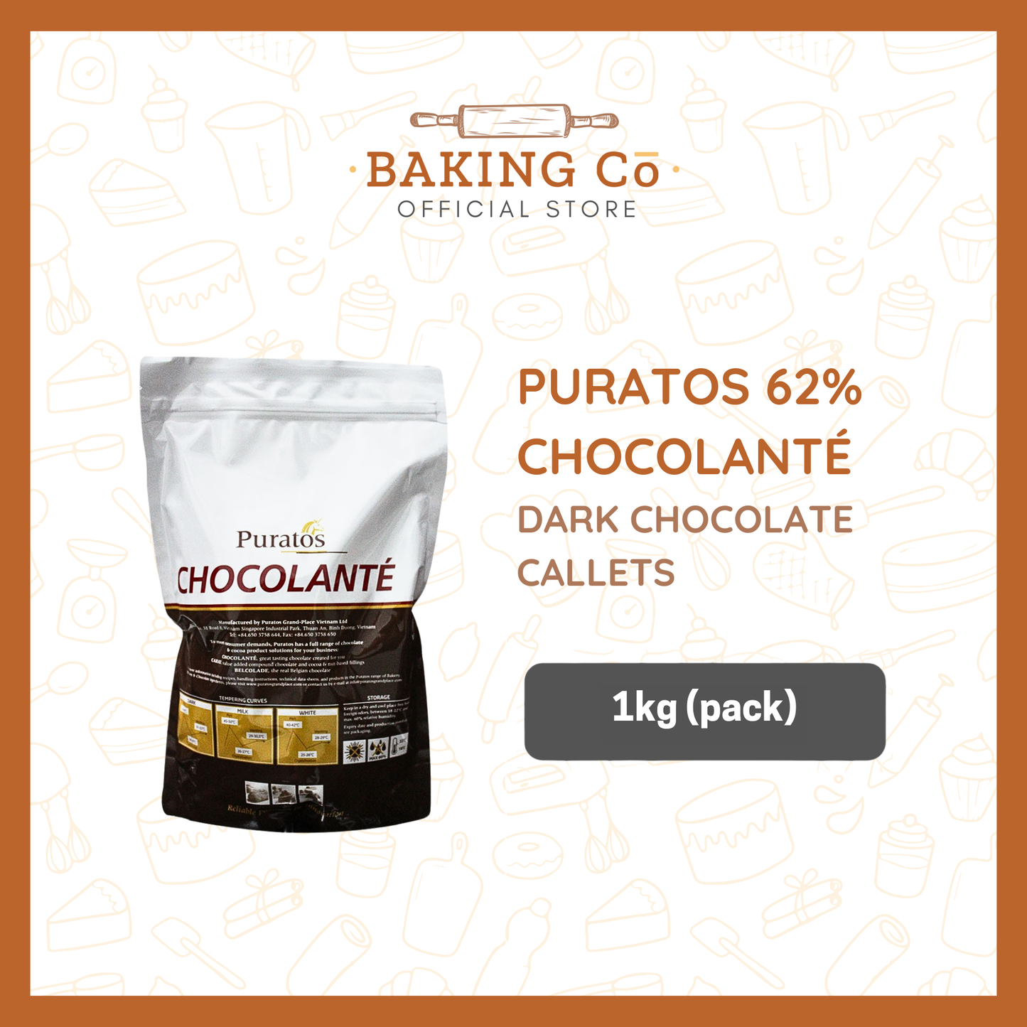 Puratos 62% Dark Chocolanté
