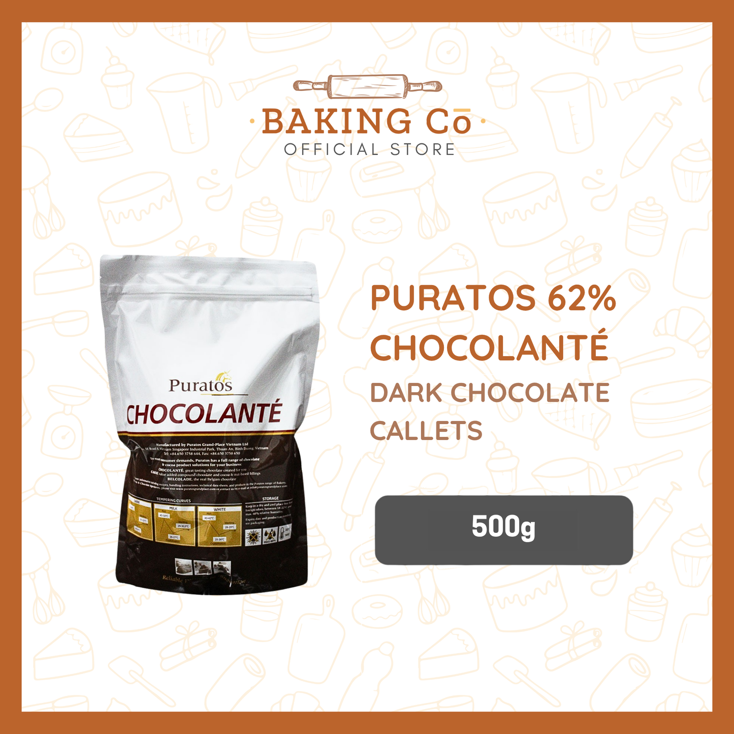 Puratos 62% Dark Chocolanté