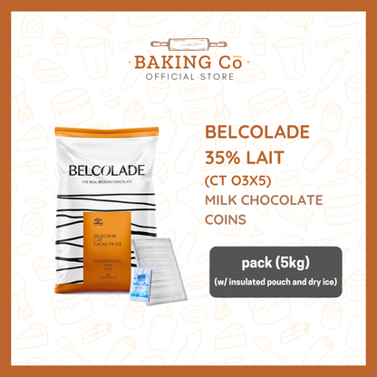 Belcolade 35% Milk Chocolate Coins