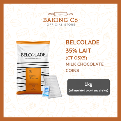 Belcolade 35% Milk Chocolate Coins