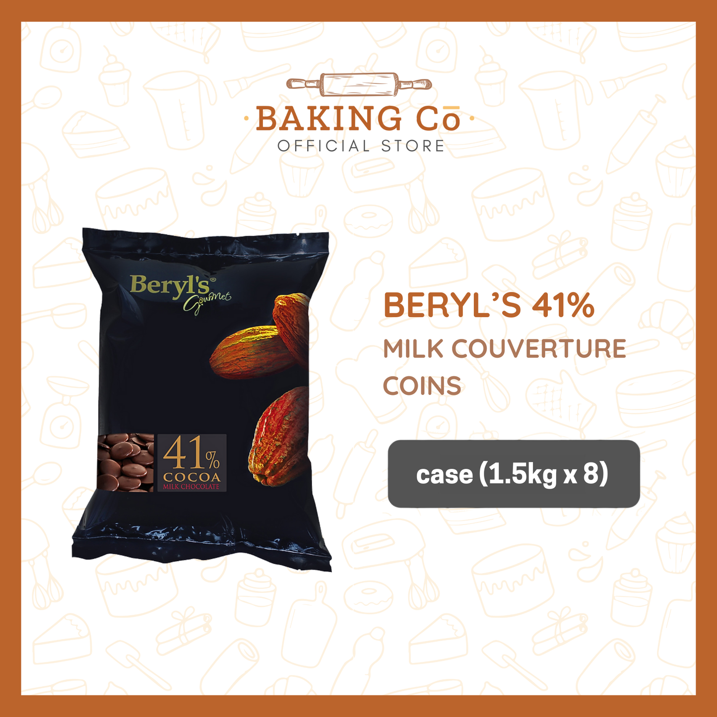 Beryl's 41% Milk Chocolate Coins