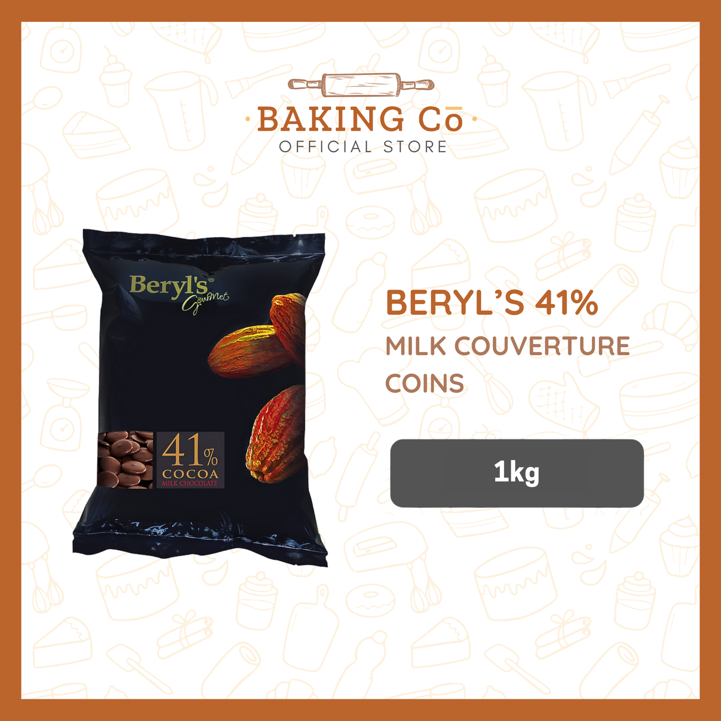 Beryl's 41% Milk Chocolate Coins