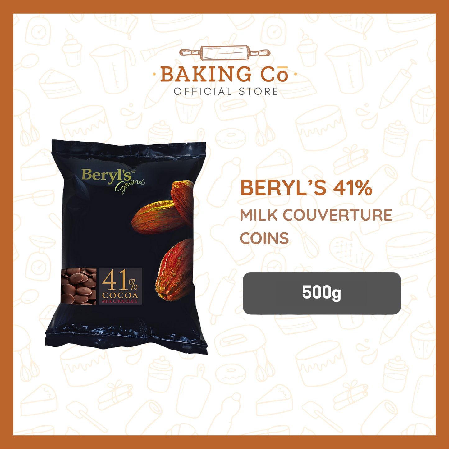 Beryl's 41% Milk Chocolate Coins