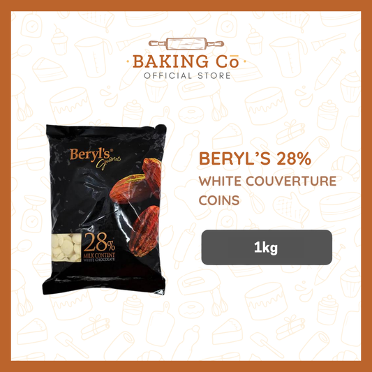 Beryl's 28% White Chocolate Coins 500g
