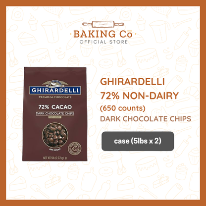 Ghirardelli 72% Non-Dairy Dark Chocolate Chips